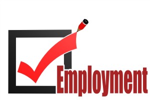 A ticked checkbox beside the word Employment